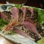 もう東京でかつおのたたき食べれない