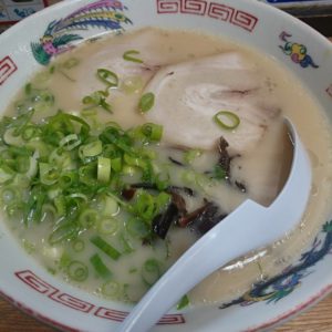 初立ち食いラーメン