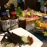 安房の地ビールに伊勢海老、生ウニ、地魚、鮑などの豪華な海鮮達