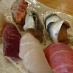 移転の前に築地でお寿司