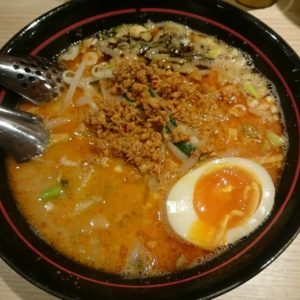 三次会でらーめん。北九州来て初めて坦々麺食べた