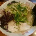 3号線から少し道を入ったとこにある博多ラーメンの一葉軒