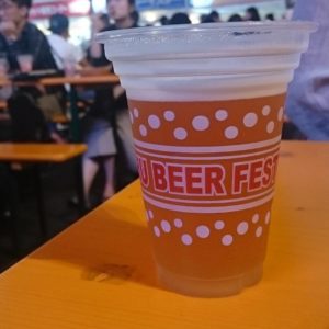 天神3日目の夜1軒目は九州ビアフェスティバル