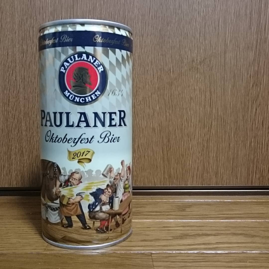 PaulanerのOktoberfest beer1リットル缶！