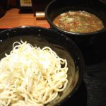 バスケ後の夕飯は新月でつけ麺を注文