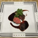 地獄谷を部屋から望む雲仙九州ホテルの地物を使ったフルコース